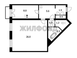 Продается 1-комнатная квартира Авиастроителей ул, 46.2  м², 4500000 рублей