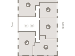 Продается 2-комнатная квартира ЖК Европейский берег, дом 45, 77.22 м², 11950000 рублей