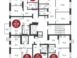 Продается Студия ЖК Скандинавские кварталы, дом 1, 28.38 м², 5177800 рублей