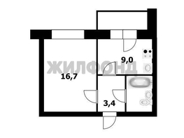 Продается 1-комнатная квартира Титова ул, 32.6 м², 3800000 рублей