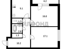 Продается 2-комнатная квартира Петухова ул, 58.1  м², 6000000 рублей