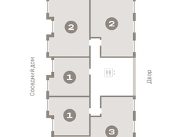 Продается 3-комнатная квартира ЖК Пшеница, дом 2.1, 84.77  м², 12610000 рублей