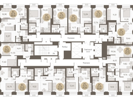 Продается 2-комнатная квартира ЖК Urban-peaks (Урбан Пикс), 38.99 м², 6000400 рублей