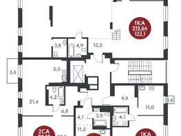 Продается Студия ЖК Скандинавские кварталы, дом 1, 61.58 м², 9249100 рублей