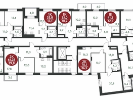 Продается 3-комнатная квартира ЖК Скандинавские кварталы, дом 1, 78.08 м², 9810600 рублей