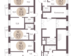 Продается Студия ЖК Зеленый город, дом 1, 23.7  м², 3796900 рублей
