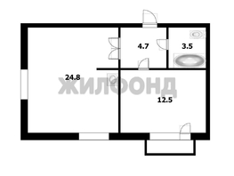 Продается 1-комнатная квартира Кирова ул, 45  м², 3120000 рублей
