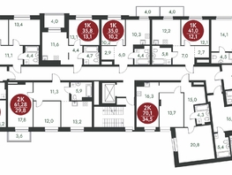 Продается 2-комнатная квартира ЖК Скандинавские кварталы, дом 1, 62.85 м², 8523000 рублей