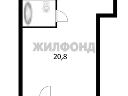 Продается Студия Выборная ул, 24  м², 4500000 рублей