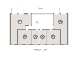 Продается 1-комнатная квартира ЖК Европейский берег, дом 45, 45.59  м², 7790000 рублей