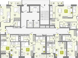 Продается 2-комнатная квартира ЖК Счастливый квартал, дом 2, 40.8  м², 6850000 рублей