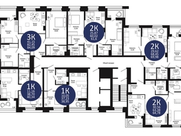 Продается 1-комнатная квартира ЖК Первый на Рябиновой, 38.95 м², 5366400 рублей