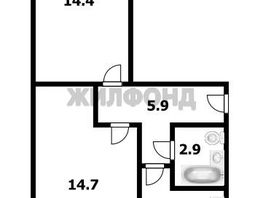 Продается 2-комнатная квартира Зорге ул, 44.5  м², 3950000 рублей