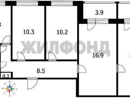 Продается 4-комнатная квартира Широкая ул, 70.3  м&sup2;, 6450000 рублей