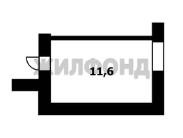 Продается Комната Петухова ул, 11.6  м&sup2;, 1070000 рублей