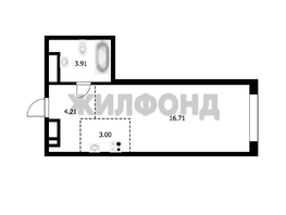 Продается 1-комнатная квартира Горская ул, 27.83  м&sup2;, 6900000 рублей