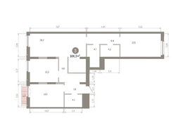Продается 3-комнатная квартира ЖК Европейский берег, дом 45, 106.31  м&sup2;, 16010000 рублей