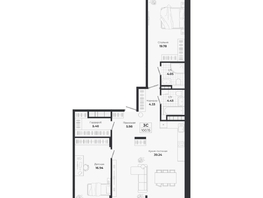 Продается 3-комнатная квартира ЖК Ясный берег, дом 10, бс 8-10, 100.15  м&sup2;, 15899000 рублей