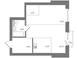 Продается Студия ЖК Спектр, дом 10, 52.17  м&sup2;, 9790000 рублей