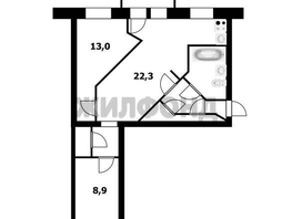 Продается 3-комнатная квартира Ватутина ул, 57.5  м&sup2;, 6900000 рублей