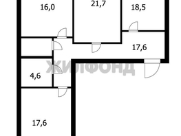 Продается 3-комнатная квартира Дзержинского пр-кт, 97.9  м&sup2;, 10700000 рублей