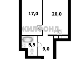 Продается 2-комнатная квартира Державина ул, 47.4  м&sup2;, 10500000 рублей
