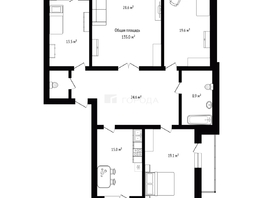 Продается 4-комнатная квартира Толстого ул, 135  м&sup2;, 21000000 рублей
