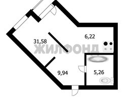 Продается 2-комнатная квартира ЖК Марсель-2, дом 2 секция 1,2, 52.9  м&sup2;, 13300000 рублей