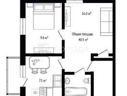 Продается 2-комнатная квартира Авиастроителей ул, 40.5  м&sup2;, 4490000 рублей