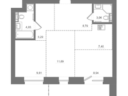 Продается 2-комнатная квартира ЖК Спектр, дом 10, 74.34  м&sup2;, 10790000 рублей