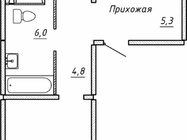 Продается 2-комнатная квартира ЖК Гренландия, Лес дом №5, 65.2  м&sup2;, 7350000 рублей