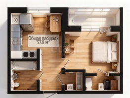 Продается 1-комнатная квартира Вилюйская ул, 37.7  м&sup2;, 5500000 рублей