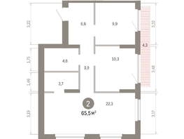 Продается 2-комнатная квартира ЖК Пшеница, 6.1, 65.54  м&sup2;, 8610000 рублей