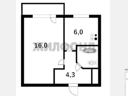 Продается 1-комнатная квартира Доватора ул, 28.6  м&sup2;, 2850000 рублей