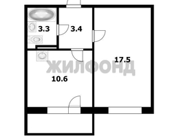 Продается 1-комнатная квартира ЖК Околица, дом 5, 37.2  м&sup2;, 5200000 рублей