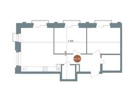 Продается 2-комнатная квартира  19/56 Кварталы Телецентра, 2, 60.3  м&sup2;, 10290000 рублей