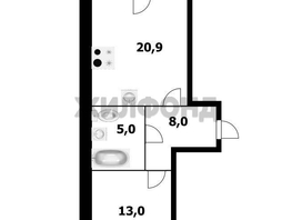 Продается 2-комнатная квартира Векторное ш, 49.2  м&sup2;, 8940000 рублей