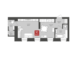 Продается Студия ЖК Промышленная 7, 30.62  м&sup2;, 6778184 рублей