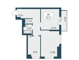 Продается 2-комнатная квартира ЖК Расцветай на Зорге, дом 3, 63.6  м&sup2;, 5780000 рублей