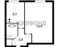Продается 1-комнатная квартира Петухова ул, 28  м&sup2;, 3000000 рублей