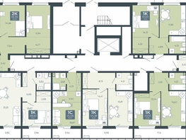 Продается 2-комнатная квартира ЖК Дом в Мичуринском, блок 2, 66.86  м&sup2;, 6536902 рублей