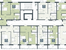 Продается 2-комнатная квартира ЖК Дом в Мичуринском, блок 2, 72.82  м&sup2;, 7060627 рублей