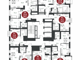 Продается 1-комнатная квартира ЖК Скандинавские кварталы, дом 1, 41.1  м&sup2;, 6000200 рублей