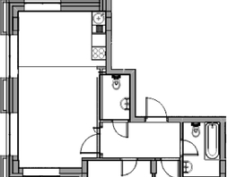 Продается 2-комнатная квартира ЖК Чернышевский, корп 3.3, 64.93  м&sup2;, 19000000 рублей