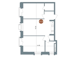 Продается 2-комнатная квартира  19/56 Кварталы Телецентра, 2, 63  м&sup2;, 11390000 рублей