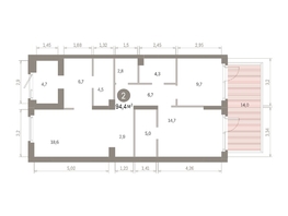 Продается 2-комнатная квартира ЖК Пшеница, 6.1, 94.4  м&sup2;, 15280000 рублей