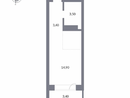 Продается Студия ЖК Державина, 50, 25.2  м&sup2;, 6950000 рублей