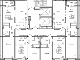 Продается 2-комнатная квартира ЖК Самоцветы, Бирюза дом 1, 65  м&sup2;, 6400000 рублей
