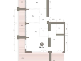 Продается 3-комнатная квартира ЖК Европейский берег, дом 45, 141.74  м&sup2;, 19860000 рублей