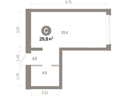 Продается Студия  Квартал Молодость, дом 1, 29.84  м&sup2;, 5780000 рублей